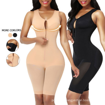 wholesale private label slimming high waist breathable women body shapewear tummy  bodysuit shapewear